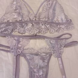 Ensemble soutien – gorge bleu
