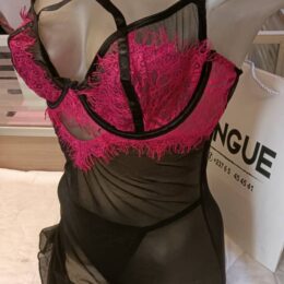 ensemble soutiens-string rouge